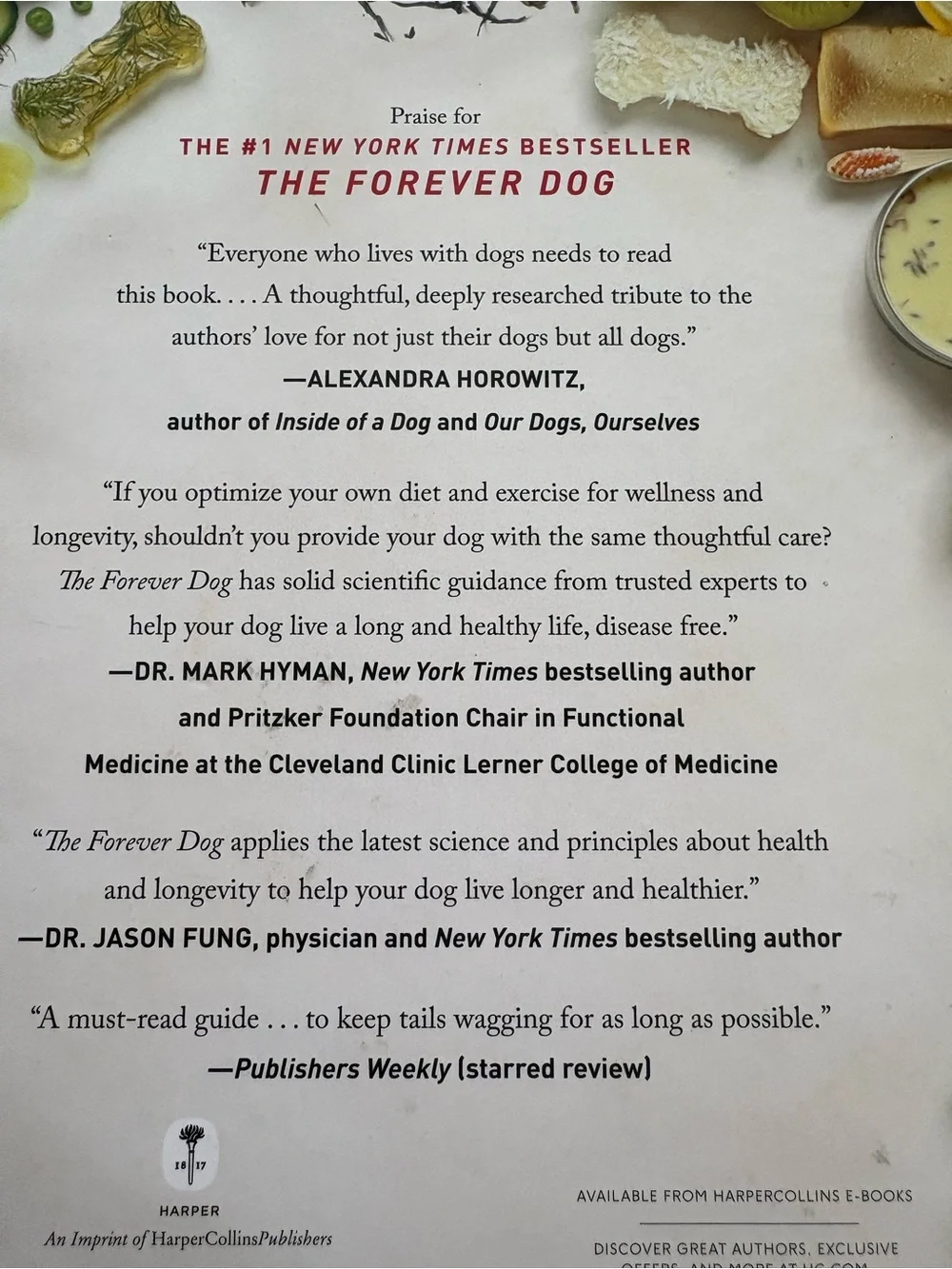 The Forever Dog Life - Dog Care & Recipe Book (White/Cream Cover)